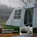 Tunnel Tent with Porch and Bedroom in Khaki (3 - 4 persons) - Little and Giant Explorers Outsunny