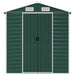 Garden Shed in Galvanised Steel and Green (191 x 470 x 198cm) - Little and Giant Explorers vidaXL