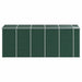 Garden Shed in Galvanised Steel and Green (191 x 470 x 198cm) - Little and Giant Explorers vidaXL