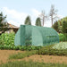 Large Polytunnel Walk In Greenhouse with Metal Hinged Door (3 x 6 m) - Little and Giant Explorers Outsunny