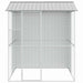 Large Outdoor Bird Aviary – Grey | Modern Galvanised Steel Rectangular Cage for Garden VIDAXL - Little and Giant Explorers vidaXL