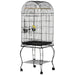 Large Parrot Cage – Steel Bird Cage | Wheels, Perches, Food Containers and Storage Rack PAWHUT - Little and Giant Explorers PawHut