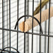 Large Parrot Cage – Steel Bird Cage | Wheels, Perches, Food Containers and Storage Rack PAWHUT - Little and Giant Explorers PawHut