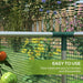 8' x 4' Plant Protection Cage with Door - Little and Giant Explorers Outsunny