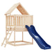 Play Tower with Slide, Ladder and Sandpit in Solid Wood Pine - Little and Giant Explorers vidaXL