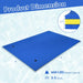 Large blue premium foam pool float, 6x9 ft, 1.5 inch thick, for 3-5 adults, 660 lbs capacity