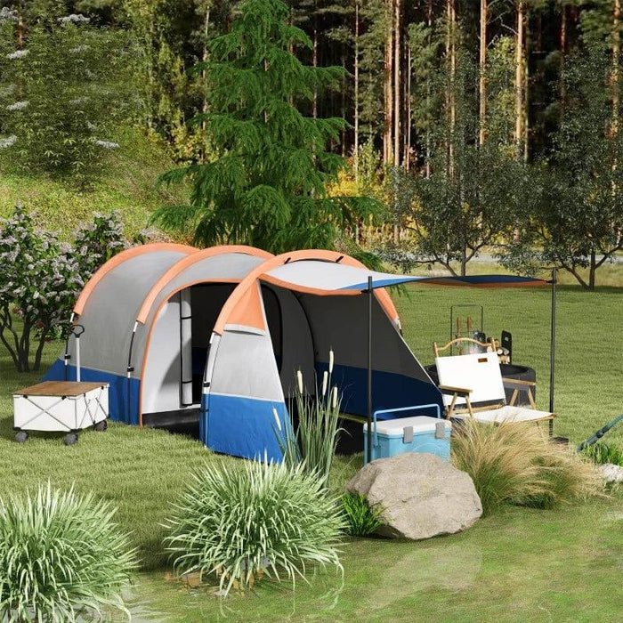 Large Tunnel Tent with Bedroom and Living Area (2-3 persons) - Little and Giant Explorers Outsunny