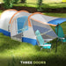 Large Tunnel Tent with Bedroom and Living Area (2-3 persons) - Little and Giant Explorers Outsunny