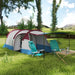 Large Tunnel Tent with Bedroom and Living Area in Red (2-3 persons) - Little and Giant Explorers Outsunny