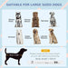 Guide for large dog breeds like Husky, Retriever, Sharpei, suitable for kennels up to 30kg.