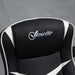 Leather Swivel Gaming Chair with Adjustable Height Pedestal Base - Little and Giant Explorers Vinsetto