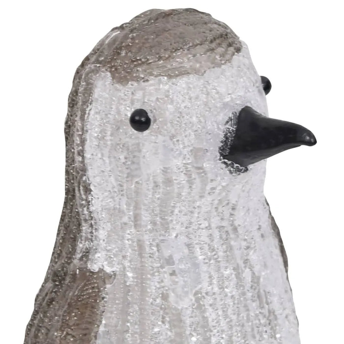 LED Christmas Acrylic Penguin Figure 30cm - Little and Giant Explorers vidaXL