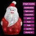 LED Christmas Acrylic Santa Figure 28cm - Little and Giant Explorers vidaXL