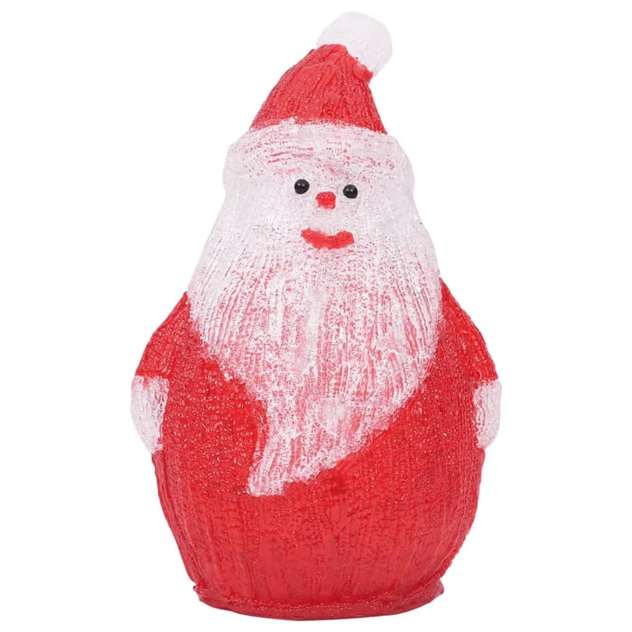 LED Christmas Acrylic Santa Figure 28cm - Little and Giant Explorers vidaXL