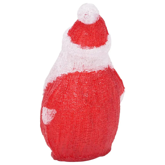 LED Christmas Acrylic Santa Figure 28cm - Little and Giant Explorers vidaXL