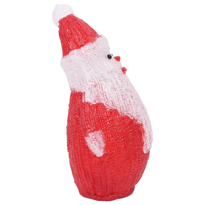 LED Christmas Acrylic Santa Figure 28cm - Little and Giant Explorers vidaXL