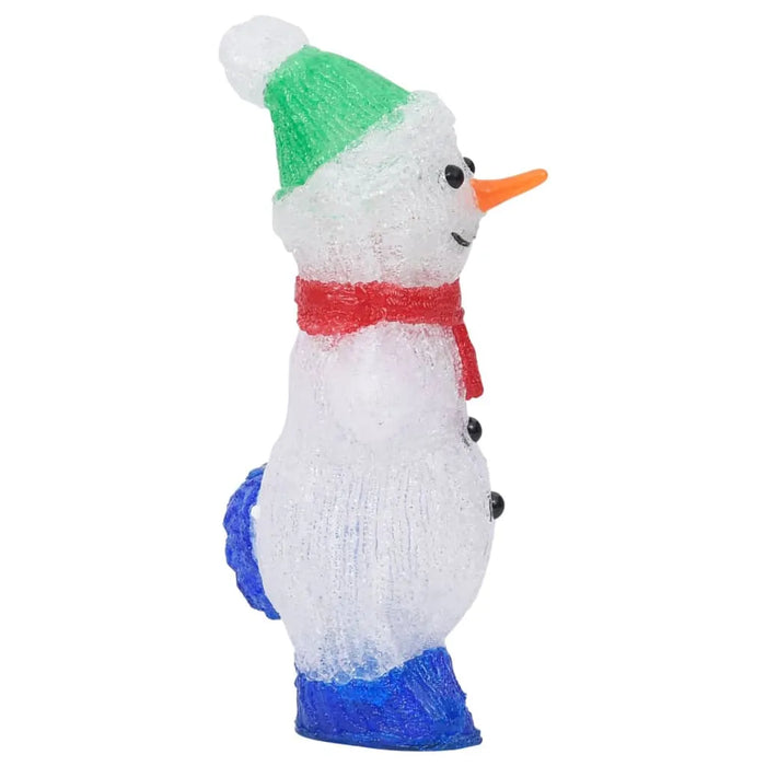 LED Christmas Acrylic Snowman Figure 30cm - Little and Giant Explorers vidaXL