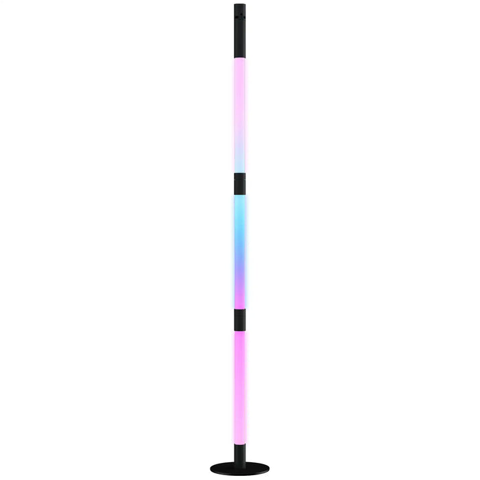 LED Floor Lamp with Reading Light 360° RGB with App and Remote Control - Little and Giant Explorers HOMCOM
