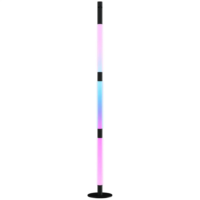 LED Floor Lamp with Reading Light 360° RGB with App and Remote Control - Little and Giant Explorers HOMCOM