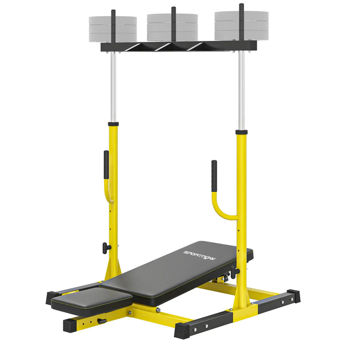 Leg Extension and Curl Machine | Footboard and Olympic Weight Posts - 130kg Load SPORTNOW - Little and Giant Explorers SPORTNOW