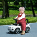 Licensed Toddler Bentley Bentayga Ride-On Car – White | Foot-to-Floor Design AIYAPLAY - Little and Giant Explorers AIYAPLAY