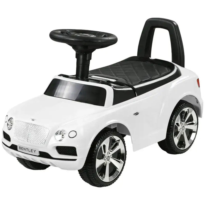 Licensed Toddler Bentley Bentayga Ride-On Car – White | Foot-to-Floor Design AIYAPLAY - Little and Giant Explorers AIYAPLAY