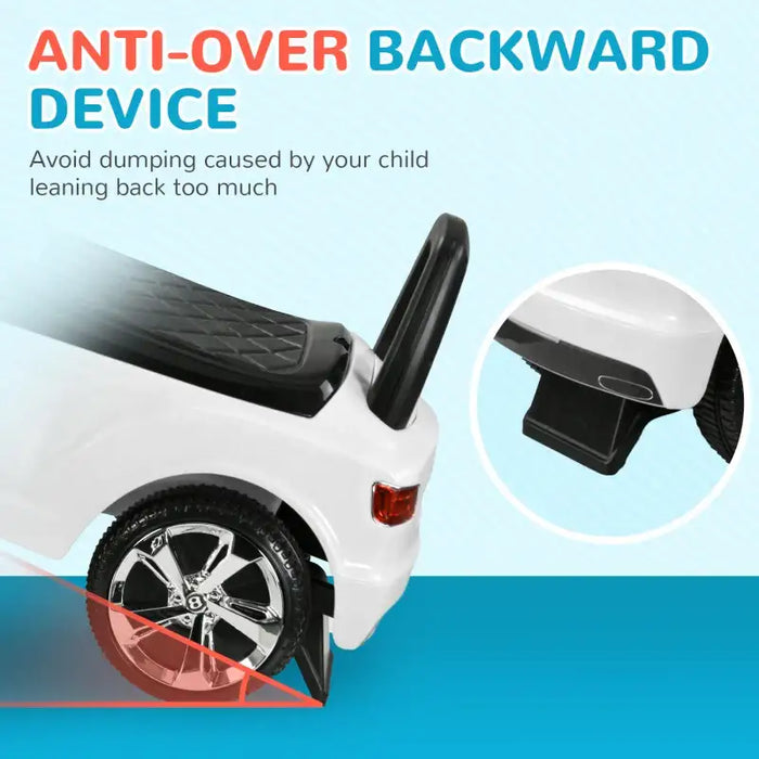 Licensed Toddler Bentley Bentayga Ride-On Car – White | Foot-to-Floor Design AIYAPLAY - Little and Giant Explorers AIYAPLAY