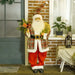 Life Size Animated Santa Claus with Sound Activation and Festive Music 133cm - Little and Giant Explorers HOMCOM