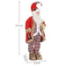 Life Size Animated Santa Claus with Sound Activation and Festive Music 141cm - Little and Giant Explorers HOMCOM