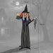 Life-Size Halloween Witch – 160cm Animated Prop | Sound Activated - Creepy Voice OUTSUNNY - Little and Giant Explorers Outsunny