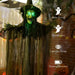 Life-Size Hanging Witch – 170cm Animated Halloween Decoration | Green LED Eyes and Wicked Laugh OUTSUNNY - Little and Giant Explorers Outsunny