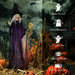 Life-Size Standing Witch – 183cm Animated Halloween Decoration | Sound Activated - Rotating Head OUTSUNNY - Little and Giant Explorers Outsunny