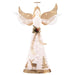 Lighted Christmas Angel Decoration with 100 LED Lights 150cm - Little and Giant Explorers Costway
