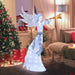 Lighted Angel Christmas Decoration – 156cm | 100 Warm and Cool White LEDs COSTWAY - Little and Giant Explorers Costway