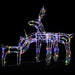 Lighted Christmas Reindeer Display – 3-Piece Set | 229 LED Lights - 8 Lighting Modes VIDAXL - Little and Giant Explorers vidaXL