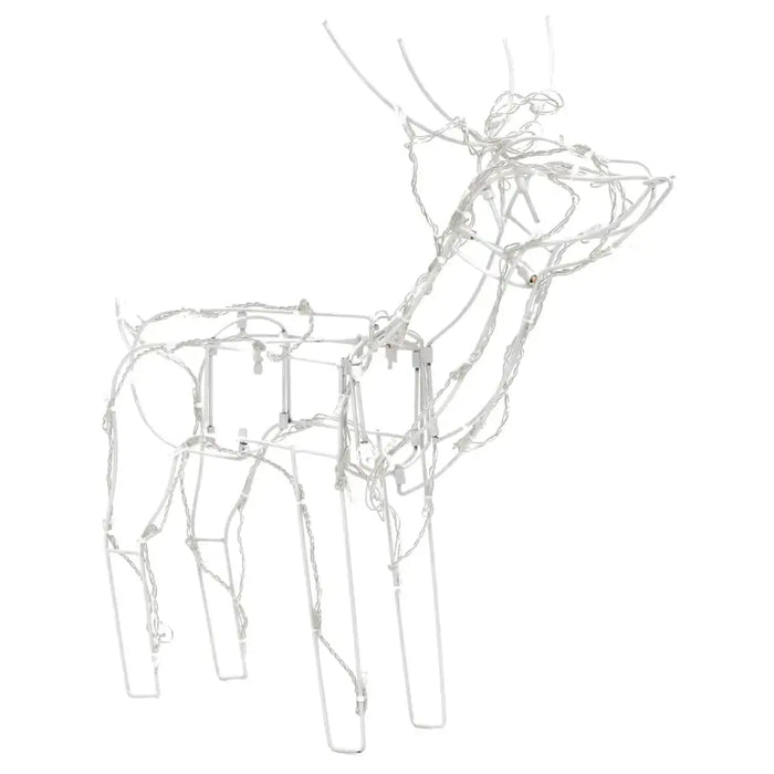 Lighted Christmas Reindeer Display – 3-Piece Set | 229 LED Lights - 8 Lighting Modes VIDAXL - Little and Giant Explorers vidaXL