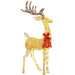 Lighted Reindeer Christmas Decoration with 137 LEDs - Little and Giant Explorers Outsunny