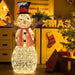 Lighted Snowman Christmas Decoration | 110 cm with 80 Warm White LEDs COSTWAY - Little and Giant Explorers Costway