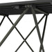 Lightweight Metal Folding Camping Table in Black - Little and Giant Explorers Outsunny