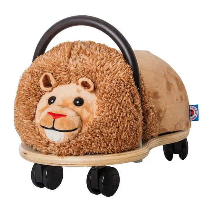Lion Ride-On Toy | Plush Toddler Ride-On with Multi-Directional Castors WHEELYBUG - Little and Giant Explorers Wheelybug