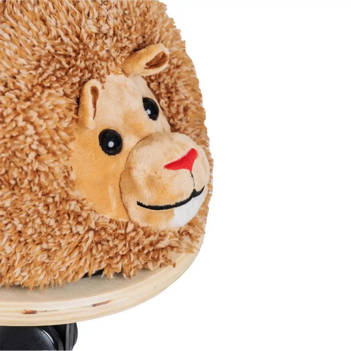 Lion Ride-On Toy | Plush Toddler Ride-On with Multi-Directional Castors WHEELYBUG - Little and Giant Explorers Wheelybug