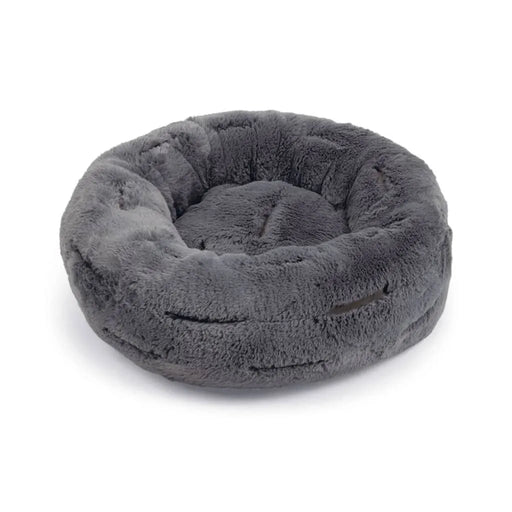 Designed by Lotte Lounging Dog Basket Xanto Round 50x20 cm Grey - Little and Giant Explorers Little and Giant Explorers