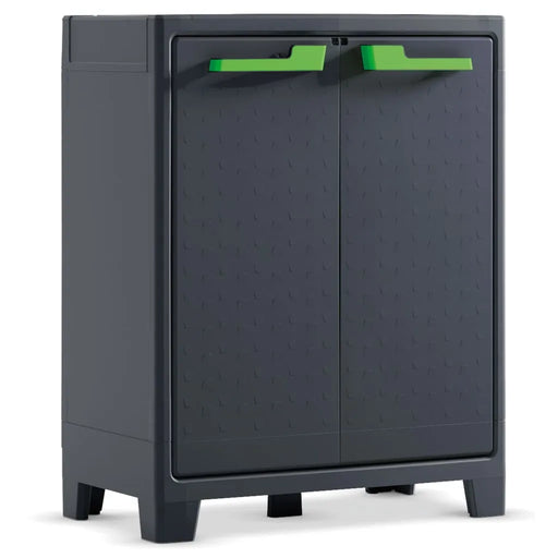 Low Storage Cabinet 'Moby' in Graphite Grey 100cm - Little and Giant Explorers Keter