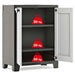 Low Storage Cabinet 'Titan' in Black and Grey 100cm - Little and Giant Explorers Keter