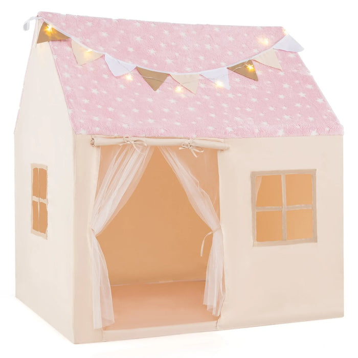 Magical Toddler Play Tent with Glow-in-the-Dark Stars - Little and Giant Explorers Costway