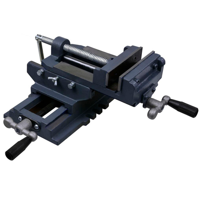 Manually Operated Cross Slide Drill Press Vice 150mm - Little and Giant Explorers vidaXL