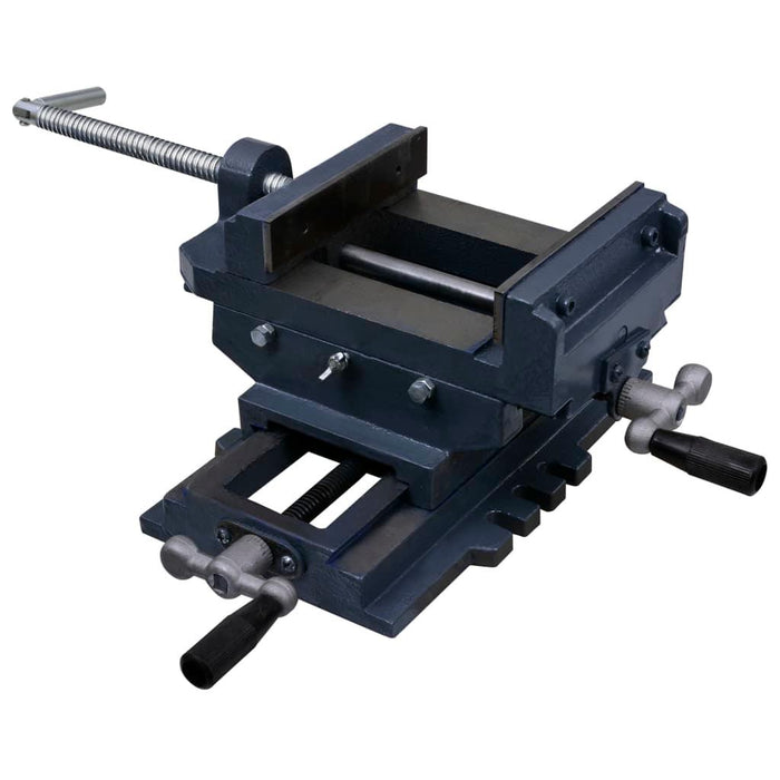 Manually Operated Cross Slide Drill Press Vice 150mm - Little and Giant Explorers vidaXL