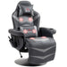 'Racing Style' Massage Recliner Chair with Remote - Little and Giant Explorers HOMCOM