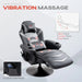 'Racing Style' Massage Recliner Chair with Remote - Little and Giant Explorers HOMCOM