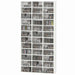 Media Display Unit Marble Effect | 36 Cubes with Adjustable Shelves - Little and Giant Explorers HOMCOM